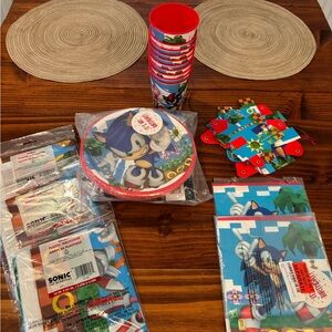 NEW Sonic, Shadow, and friends Birthday Decorations
